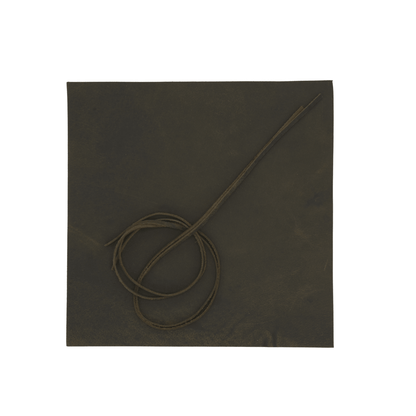 Premium Full Cowhide Leather Sheets (3 - Pack) with 91 cm Cord – Perfect for DIY Crafts, Wallets & Jewelry - 