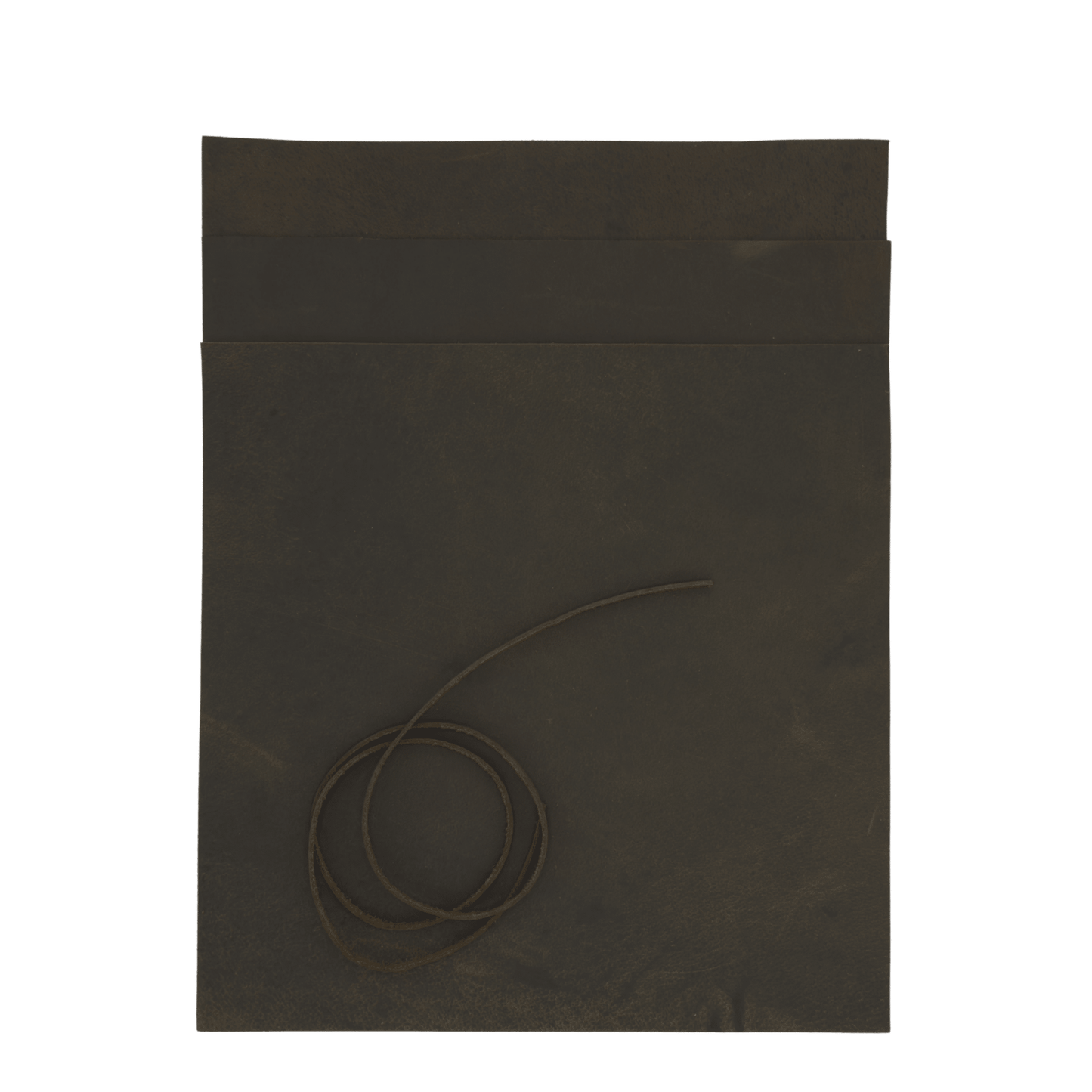 premium full cowhide leather sheets (3 - pack) with 91 cm cord – perfect for diy crafts, wallets & jewelry - 