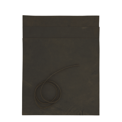 Premium Full Cowhide Leather Sheets (3 - Pack) with 91 cm Cord – Perfect for DIY Crafts, Wallets & Jewelry - 