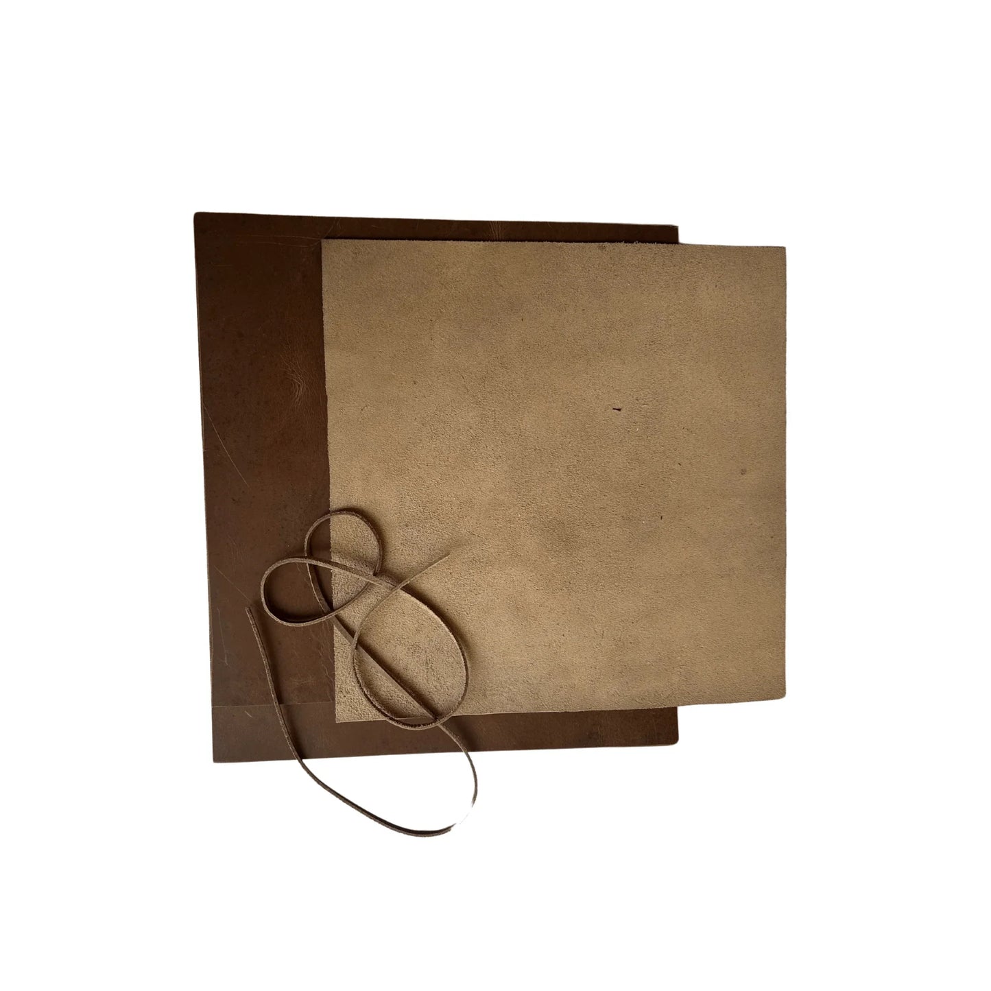 premium full grain buffalo leather sheets (3 - pack) with 91 cm cord – perfect for diy crafts, wallets & jewelry - 