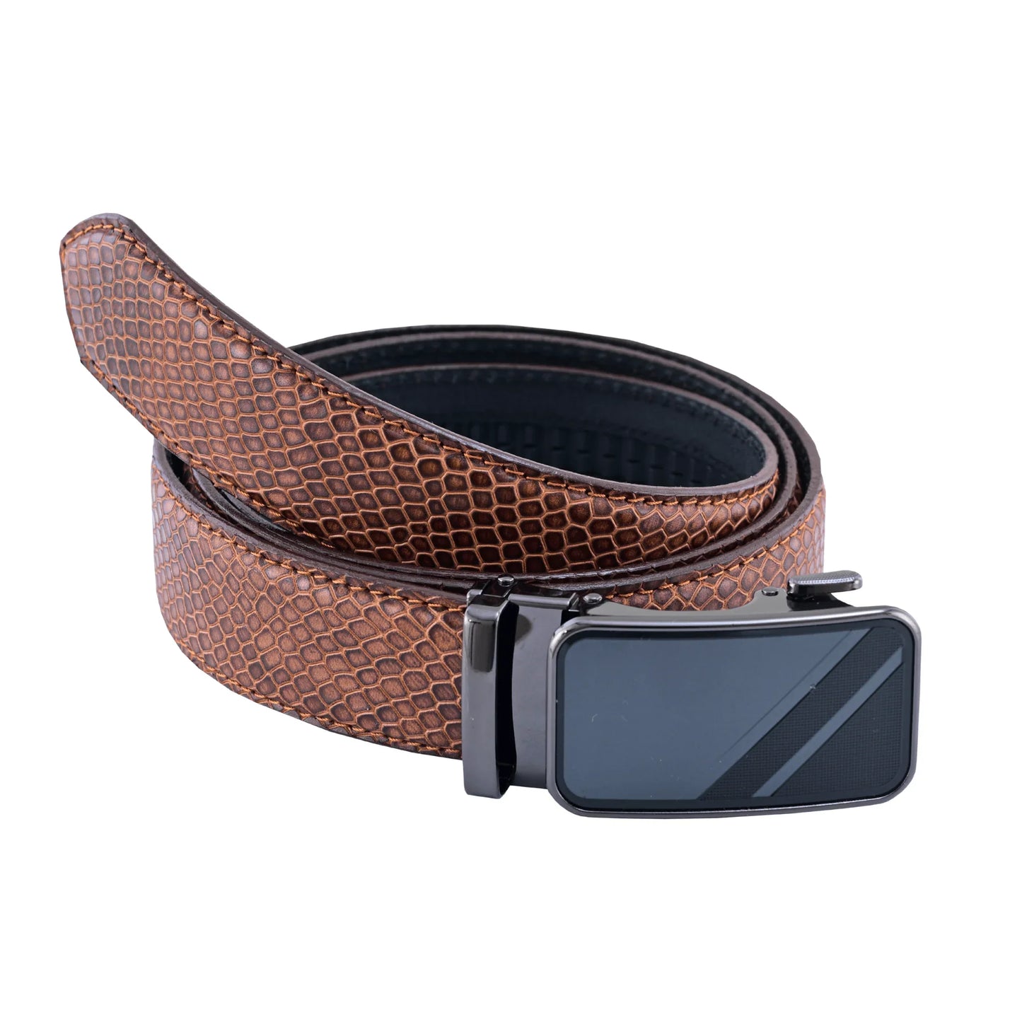 premium leather belt & leather wallet set – stylish men's leather gift – christmas gift - 