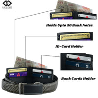 Premium Leather Belt & Leather Wallet Set – Stylish Men's Leather Gift – Christmas Gift - 