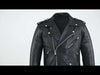 Terminator Mens Premium Stonewash Leather Marlon Brando Biker Motorcycle Jacket