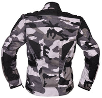 Raven Textile Motorcycle Armoured Jacket (Cordura Fabric Biker Advanced Black - 