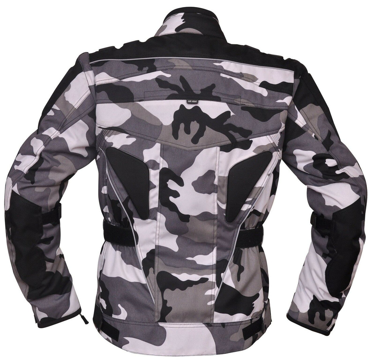 Raven Textile Motorcycle Armoured Jacket (Cordura Fabric Biker Advanced Black - 