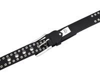 Rock Style Rivets Studs Genuine Leather Belt - Punk Goth - 