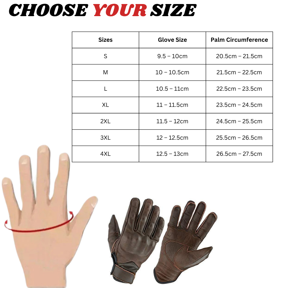 gallanto brown motorcycle armored thinsulate leather winter short gloves motorbike