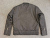 Smart Cafe Racer Textile Black Biker Jacket Red Stripes - 