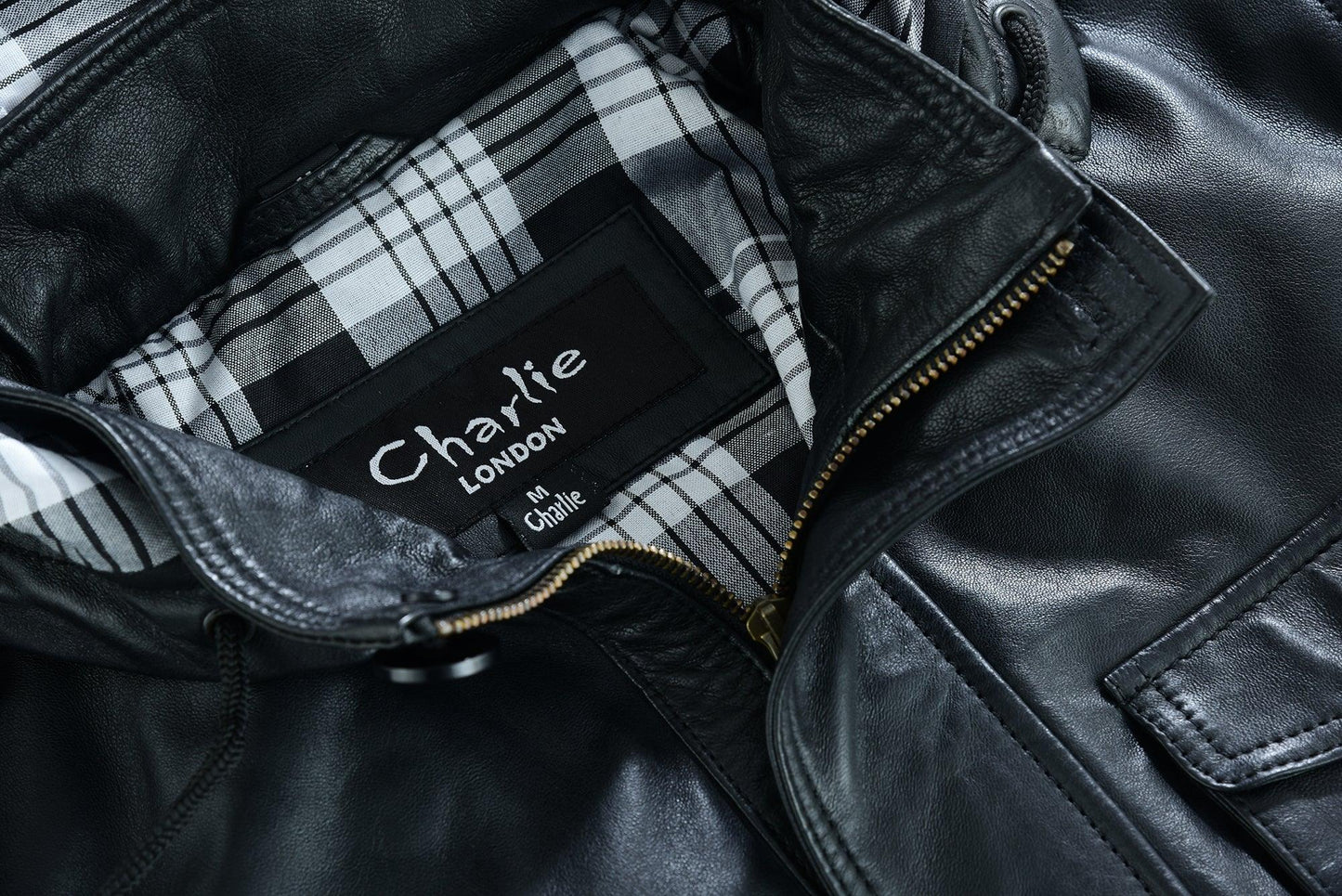 stylish men's leather parka jacket for a smart casual look -