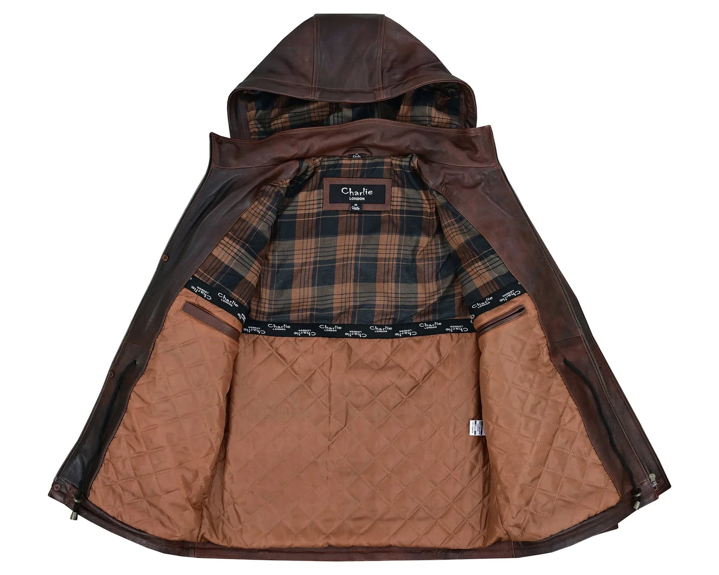 stylish men's leather parka jacket for a smart casual look -