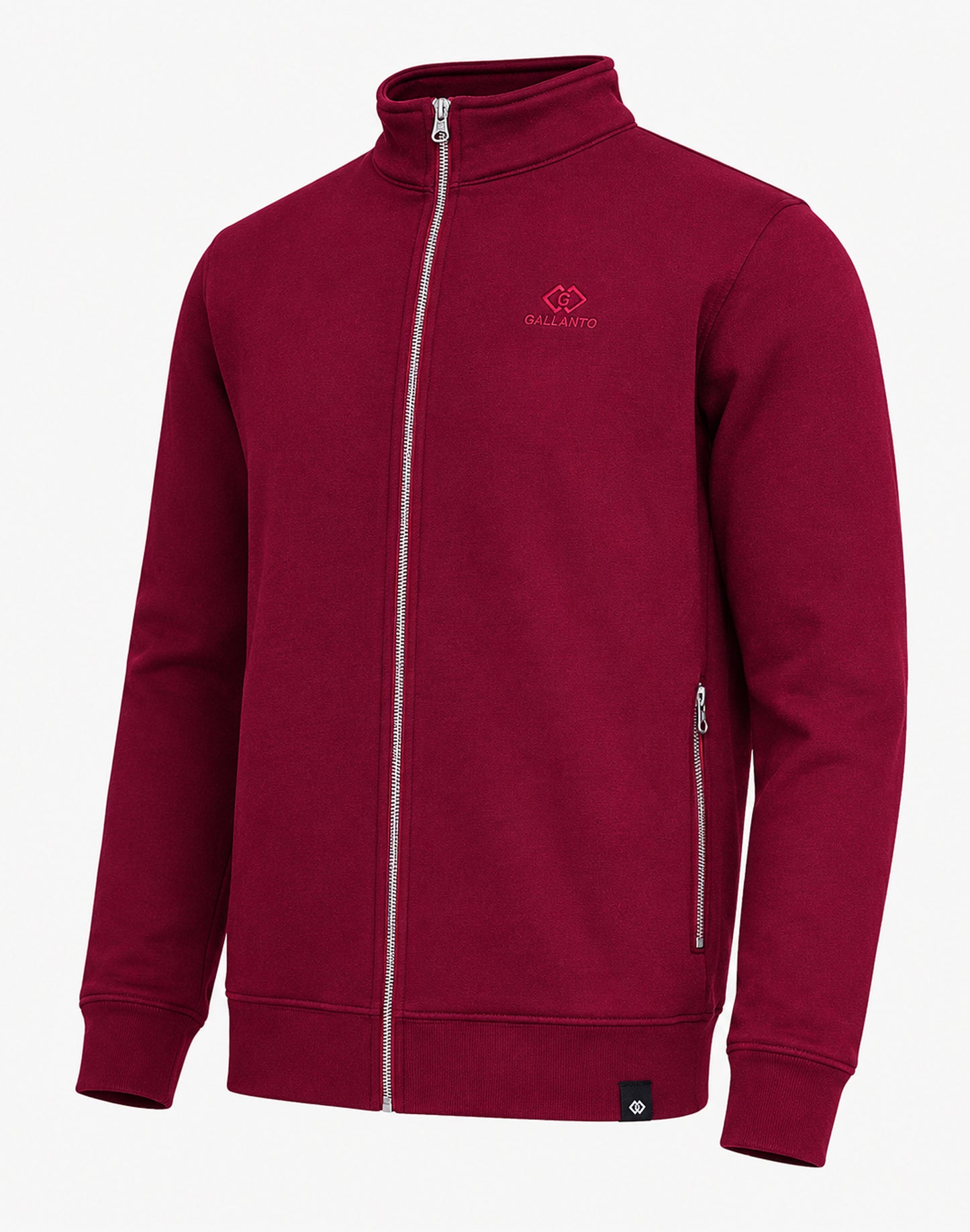 sweat jackets for men & women with mock neck full zip