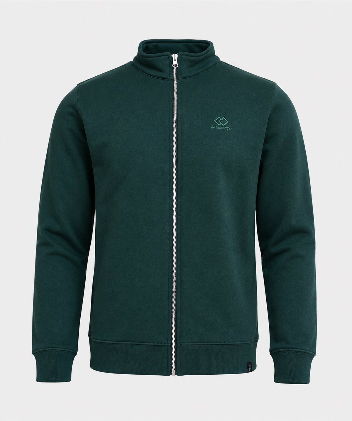 sweat jackets for men & women with mock neck full zip