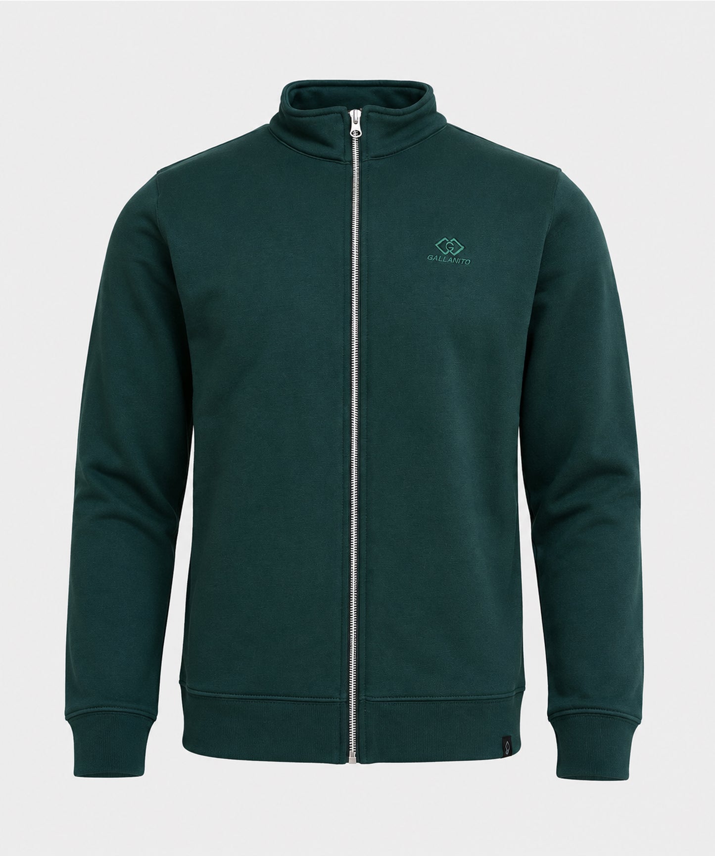 sweat jackets for men & women with mock neck full zip