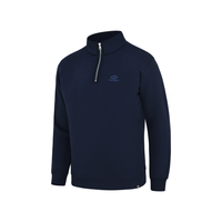Mens Sweat shirts with Zip Neck and Embroidered Logo