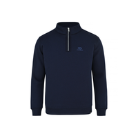 Mens Sweat shirts with Zip Neck and Embroidered Logo
