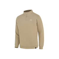 Mens Sweat shirts with Zip Neck and Embroidered Logo