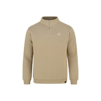 Mens Sweat shirts with Zip Neck and Embroidered Logo