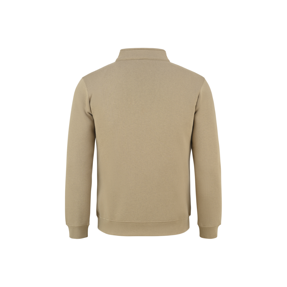 Mens Sweat shirts with Zip Neck and Embroidered Logo