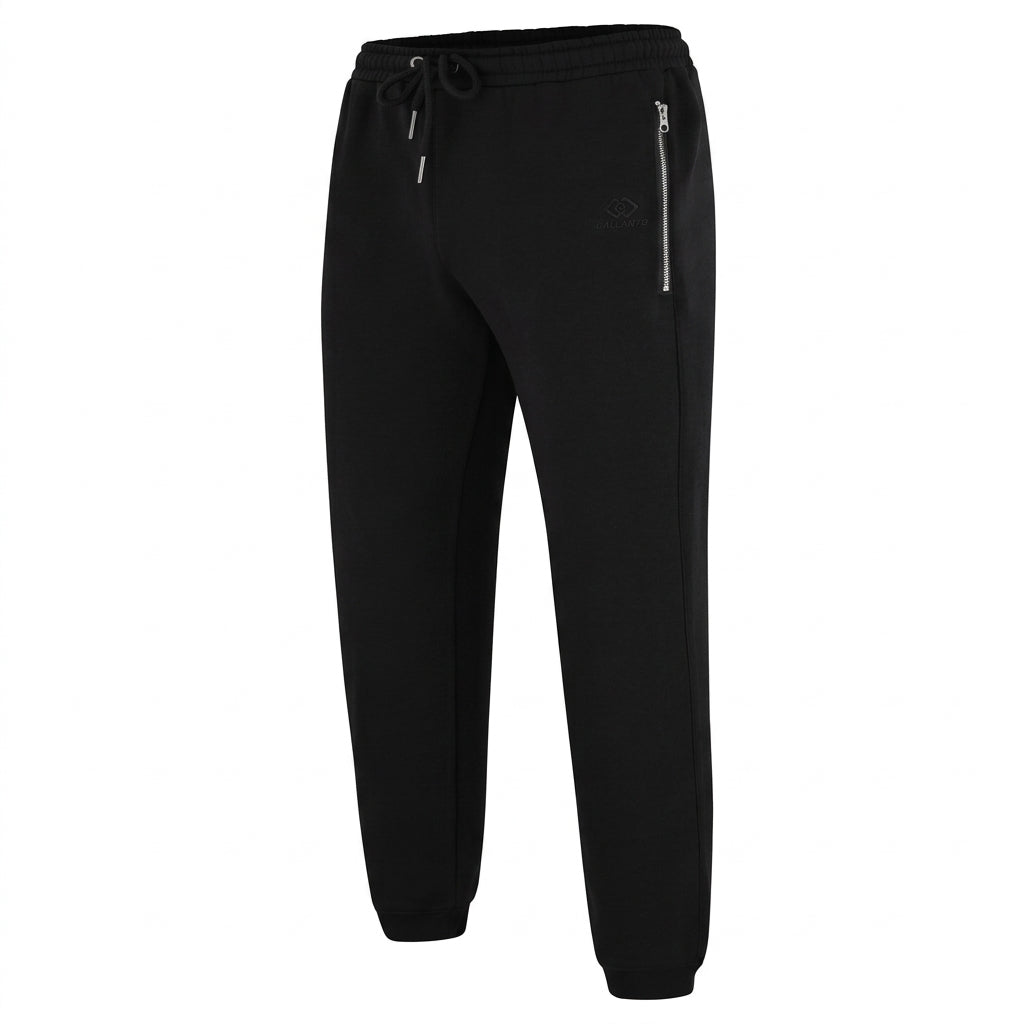 organic cotton track pant with fleece and elasticated waistband