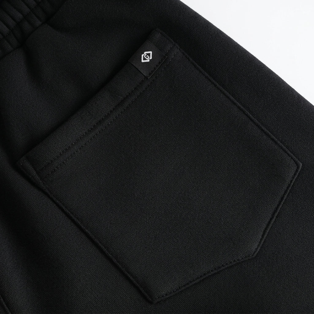 organic cotton track pant with fleece and elasticated waistband