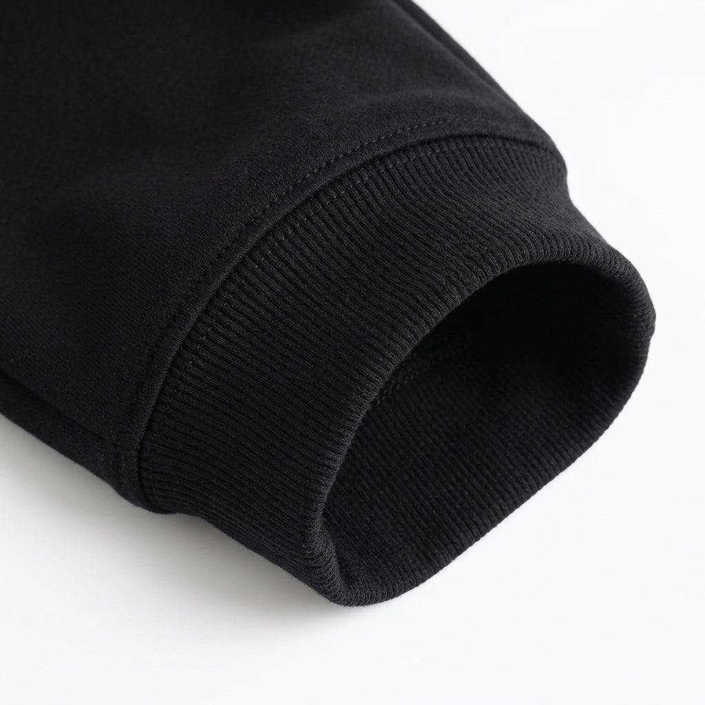 organic cotton track pant with fleece and elasticated waistband