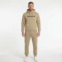Hoodies for Men in Cotton Fleece with Ribbed Finish