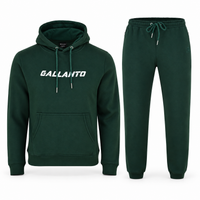 Hoodies for Men in Cotton Fleece with Ribbed Finish