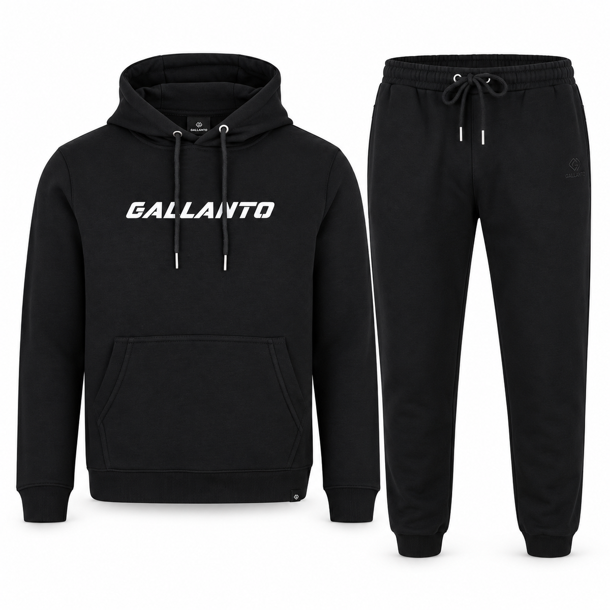 Hoodies for Men in Cotton Fleece with Ribbed Finish