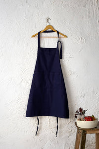Unisex Heavy - Duty Cotton Twill Apron – Adjustable Fit with Large Front Pocket - 