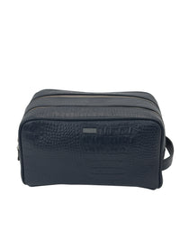 Men’s Leather Wash Bag for Organised Travel Essentials