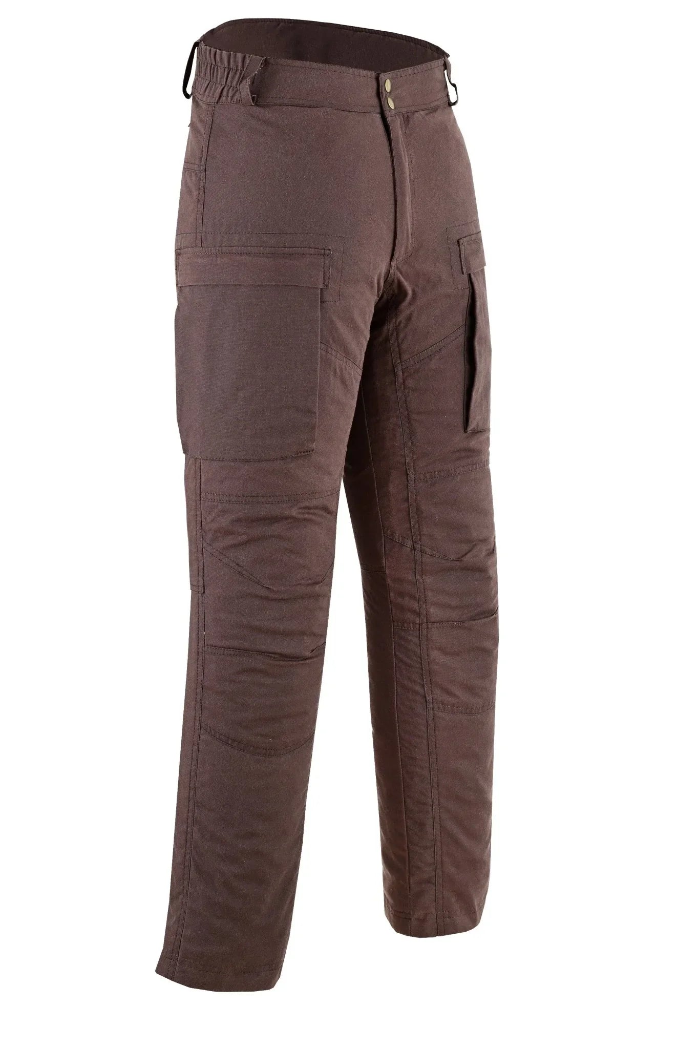 waxed cotton cargo biker motorcycle waterproof armoured trousers pants - 