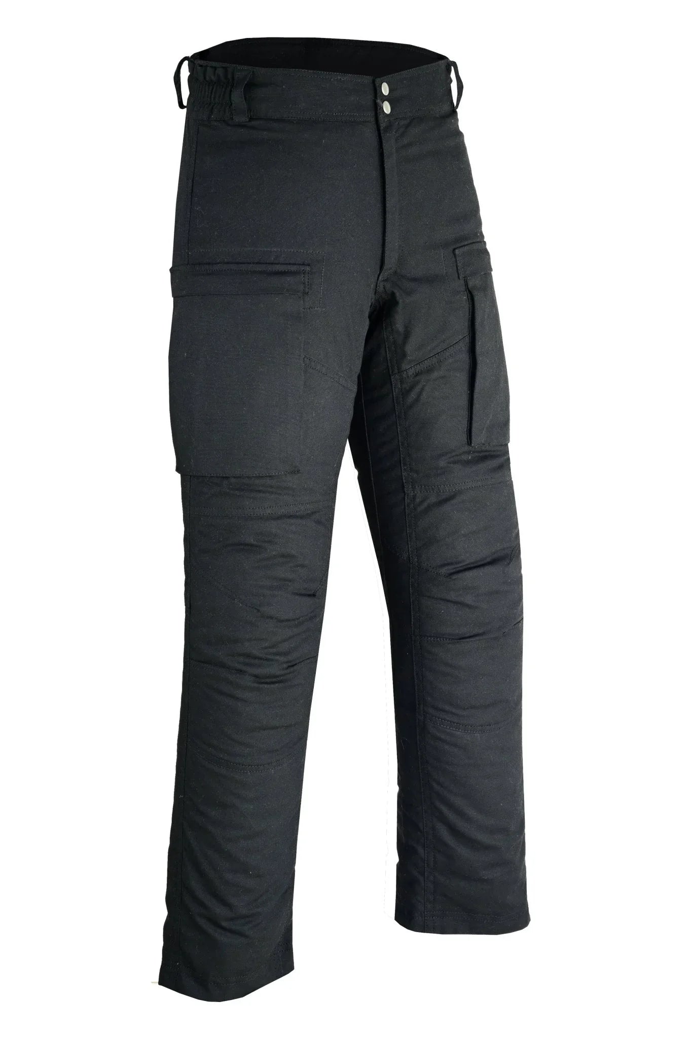 waxed cotton cargo biker motorcycle waterproof armoured trousers pants - 