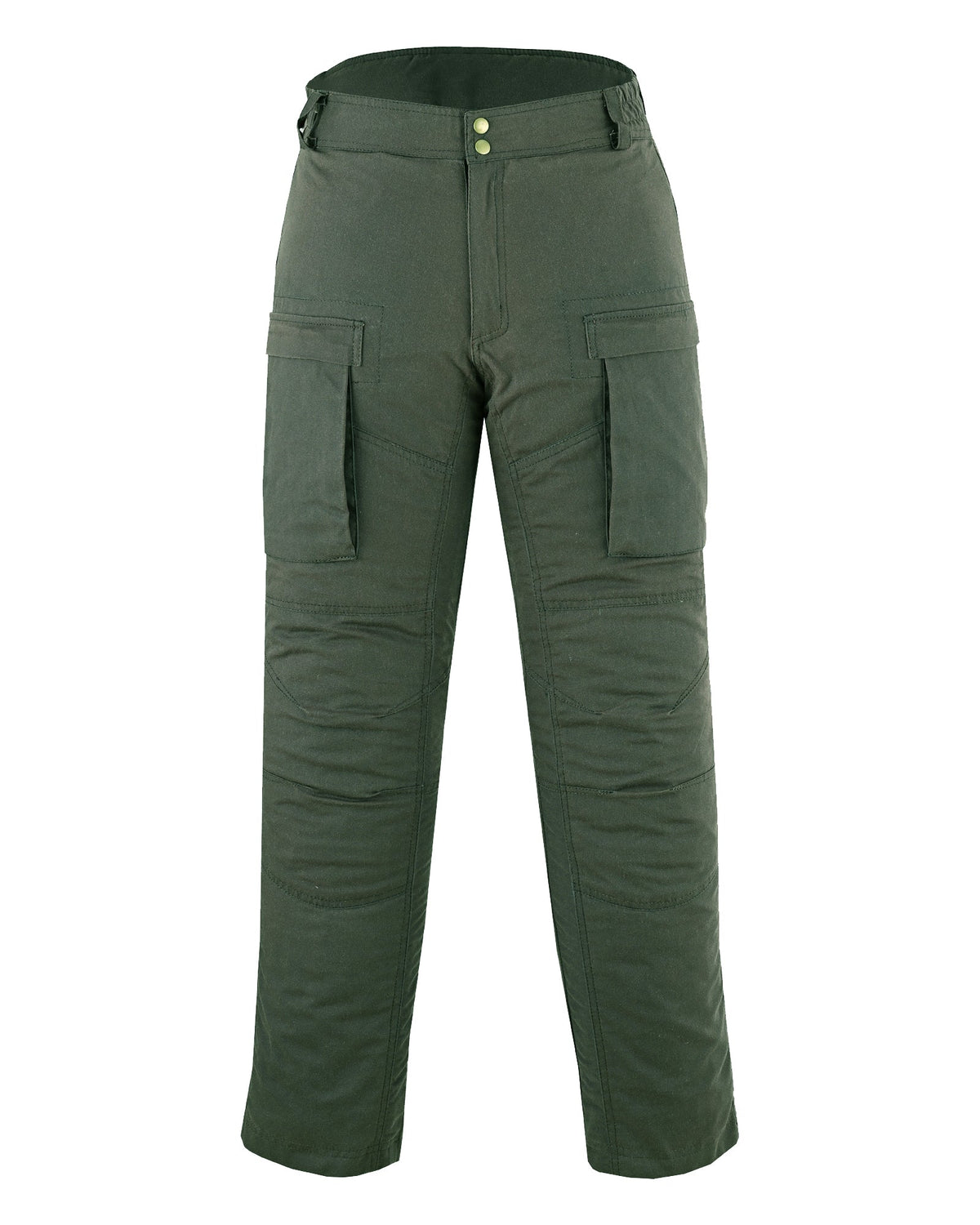 Waxed Cotton Cargo Biker Motorcycle Waterproof Armoured Trousers Pants - 