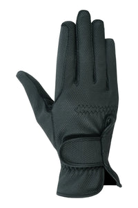 Womens Sereno Synthetic Leather Horse Riding Gloves for Ladies - 