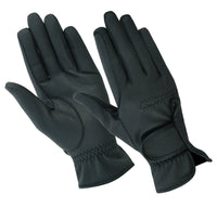 Womens Sereno Synthetic Leather Horse Riding Gloves for Ladies - 