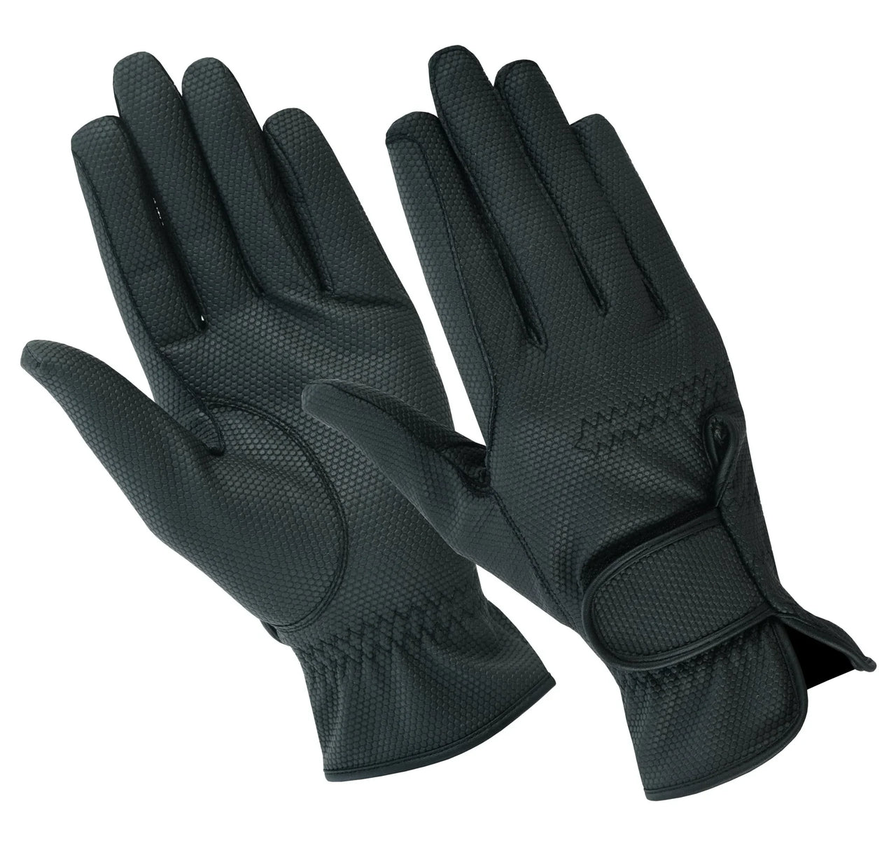 Womens Sereno Synthetic Leather Horse Riding Gloves for Ladies - 