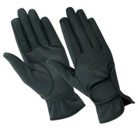 Womens Sereno Synthetic Leather Horse Riding Gloves for Ladies - 