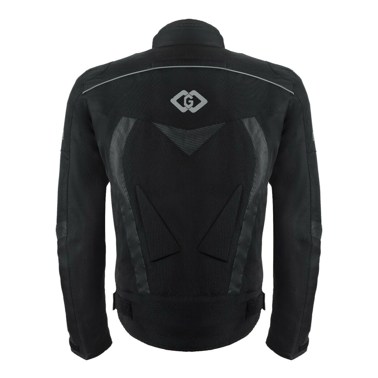 0620 Mens Fabric Armoured Motorcycle Biker Jacket -