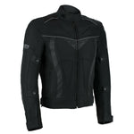 0620 Mens Fabric Armoured Motorcycle Biker Jacket -