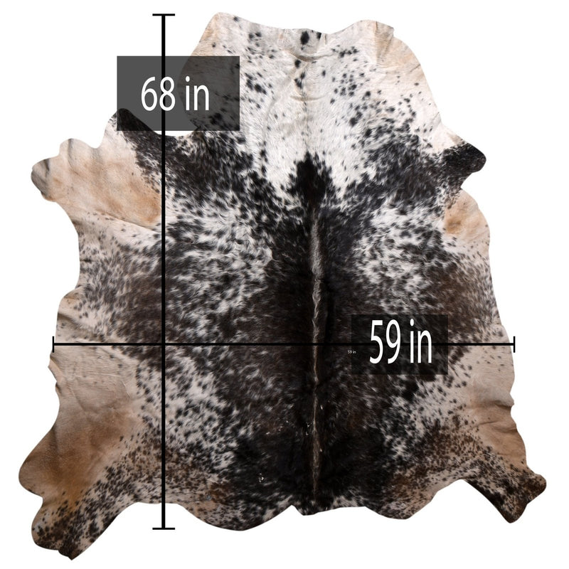 207-7 Cow Skin Hair on Hide 100% Pure Cow Hide Large Decorative/Carpet/Rug/Wall Leather -