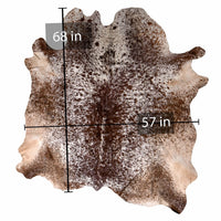 208-15 Cow Skin Hair on Hide 100% Pure Cow Hide Large Decorative/Carpet/Rug/Wall Leather -