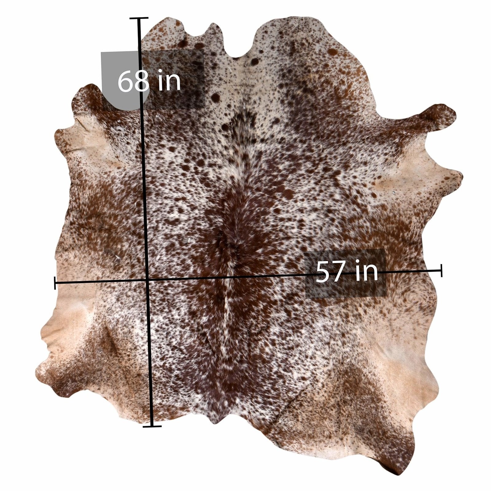 208-15 Cow Skin Hair on Hide 100% Pure Cow Hide Large Decorative/Carpet/Rug/Wall Leather -