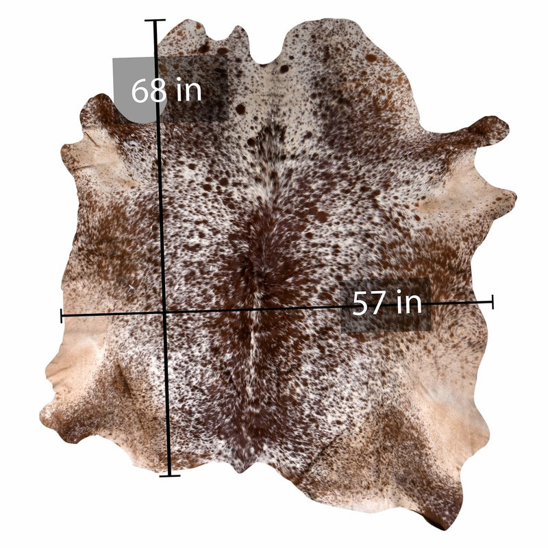 208-15 Cow Skin Hair on Hide 100% Pure Cow Hide Large Decorative/Carpet/Rug/Wall Leather -