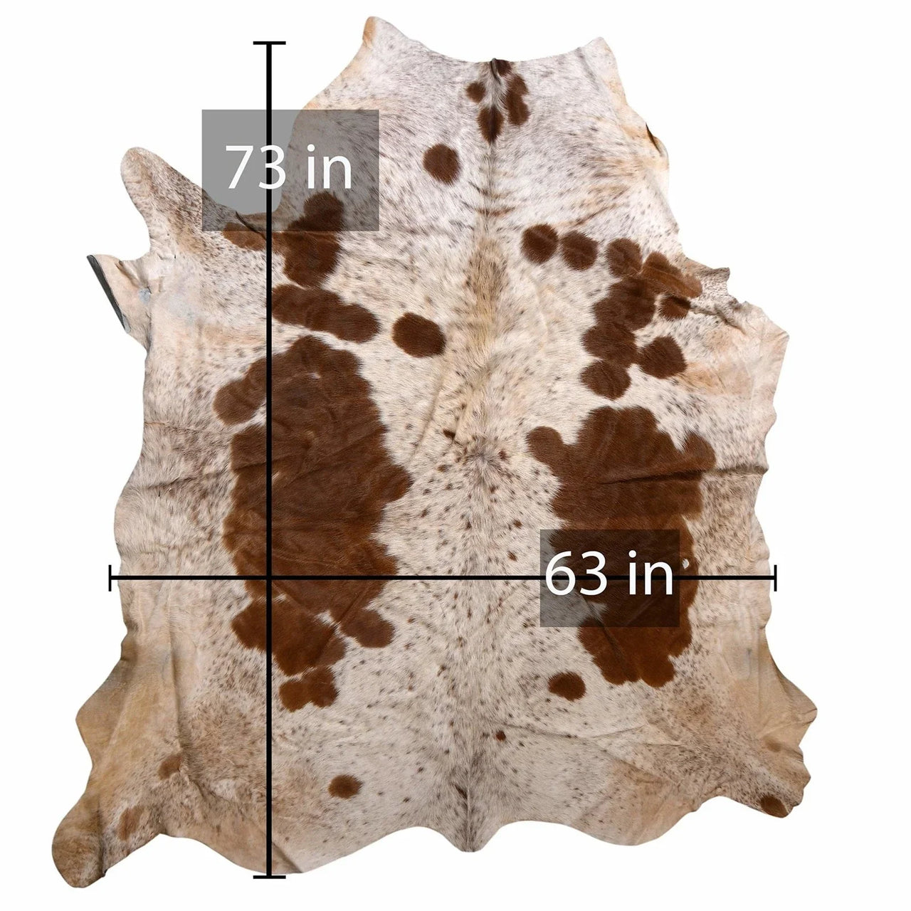 208-16 Cow Skin Hair on Hide 100% Pure Cow Hide Large Decorative/Carpet/Rug/Wall Leather -