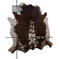 208-23 Cow Skin Hair on Hide 100% Pure Cow Hide Large Decorative/Carpet/Rug/Wall Leather -