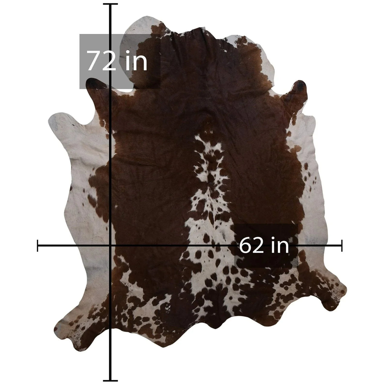 208-23 Cow Skin Hair on Hide 100% Pure Cow Hide Large Decorative/Carpet/Rug/Wall Leather -