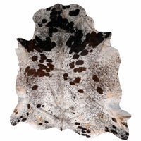 208-4 Cow Skin Hair on Hide 100% Pure Cow Hide Large Decorative/Carpet/Rug/Wall Leather -