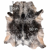 208-5 Cow Skin Hair on Hide 100% Pure Cow Hide Large Decorative/Carpet/Rug/Wall Leather -