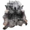 208-6 Cow Skin Hair on Hide 100% Pure Cow Hide Large Decorative/Carpet/Rug/Wall Leather -