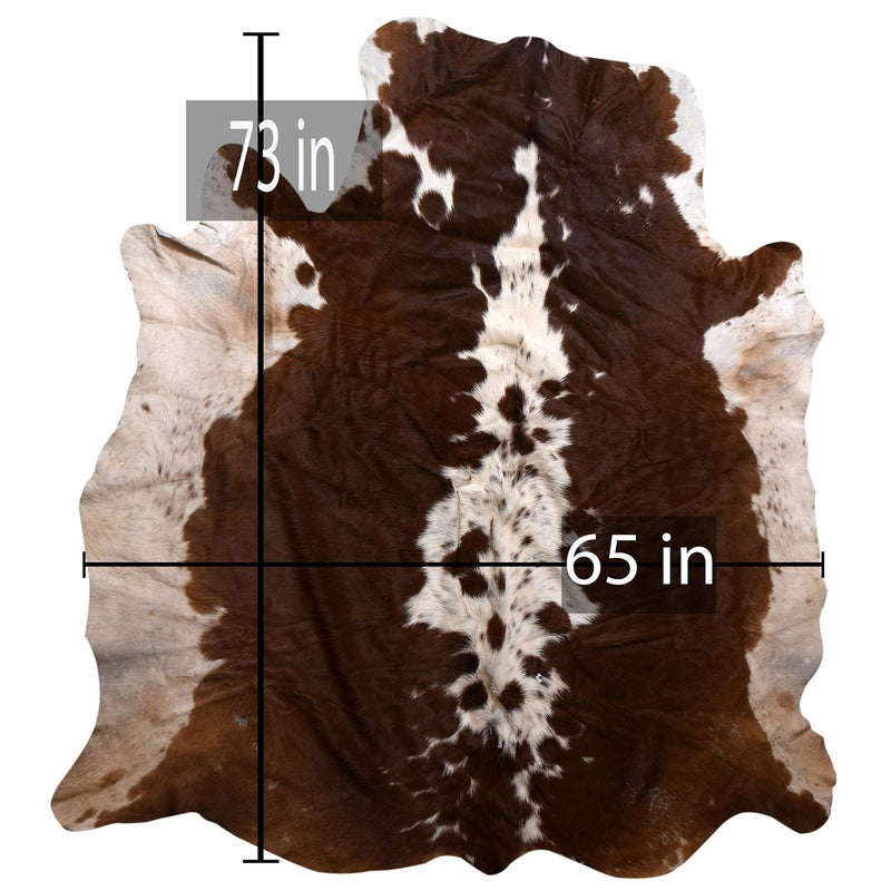 208-9 Cow Skin Hair on Hide 100% Pure Cow Hide Large Decorative/Carpet/Rug/Wall Leather -